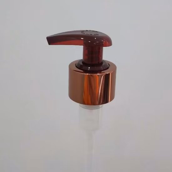 24/410, 28/410 Pompe à lotion en plastique à verrouillage droit-gauche en plastique d'alun personnalisée