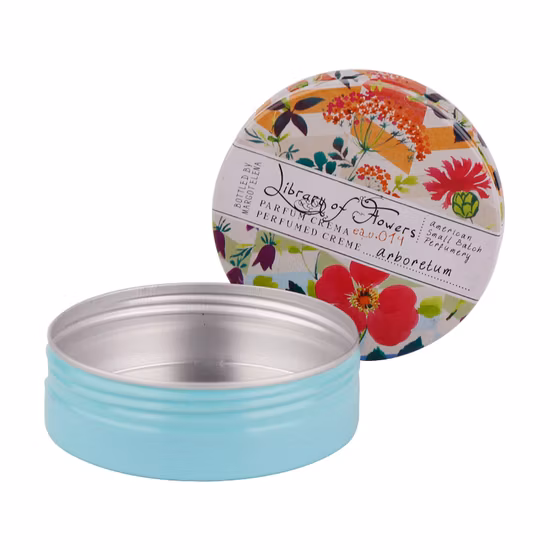 Pot en aluminium cosmétique pour emballage de crème cosmétique