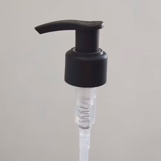 Pompe de lotion pour distributeur de lavage des mains noir mat à verrouillage gauche-droite bon marché