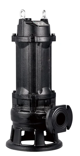 Pompe à eaux usées de coupe/meulage submersible industrielle électrique centrifuge sans colmatage pour le traitement des eaux sales et usées