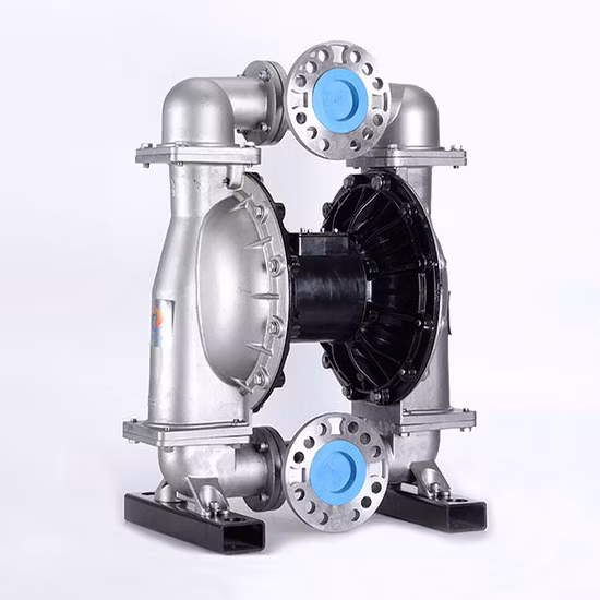 Traitement des eaux usées pompe à membrane pneumatique en acier inoxydable de 3 pouces